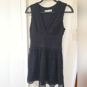 Abercrombie & Fitch Black Lace Mini Dress